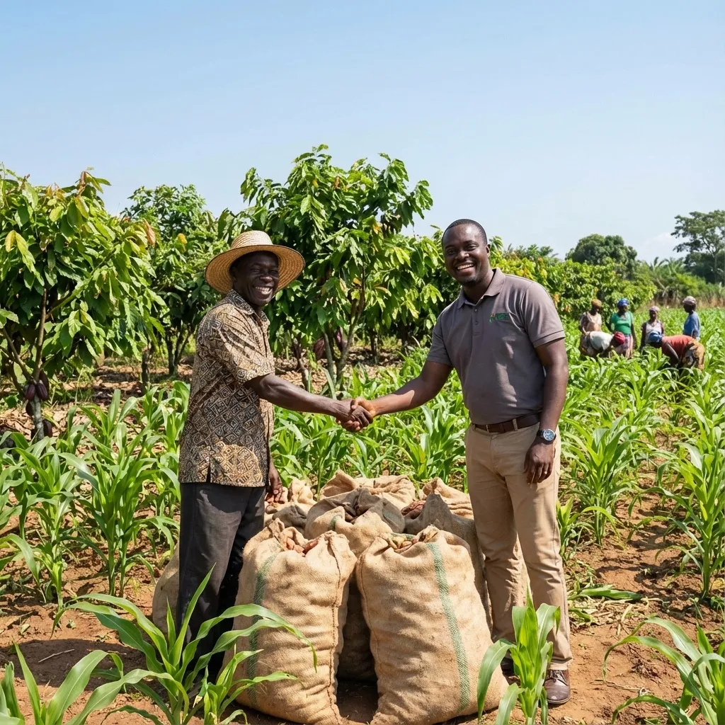 Direct partnerships with farmers across Ghana